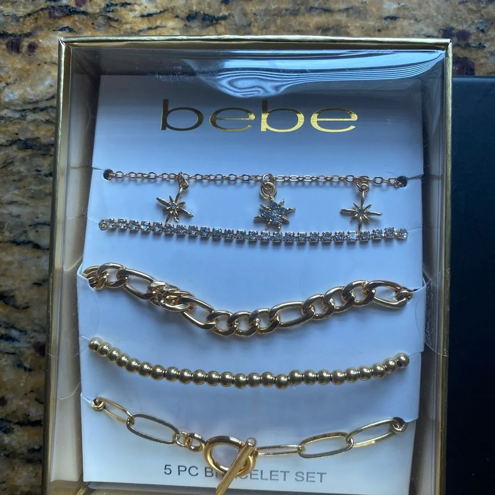 NEW Bebe bracelet set.